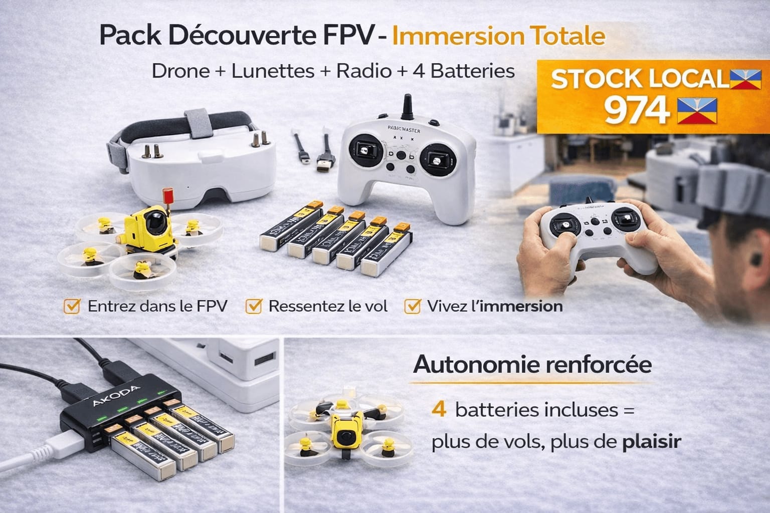 Packs FPV Immersion 974