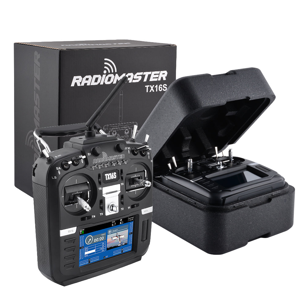 RadioMaster - TX16 HALL 4-in-1 + Touch Version 16ch 2.4ghz Multi-protocol OpenTX Radio System for RC Models,